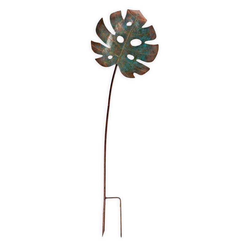 Patina Botanical Garden Stake - Monstera